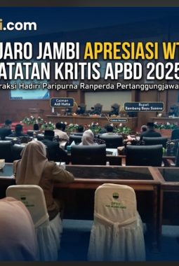 DPRD Muaro Jambi Apresiasi Capaian WTP Ke-12 Pemkab, Catatan Kritis Tetap Mengemuka