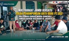 Tolak Stockpile Batu Bara PT SAS, Warga Aur Kenali Jambi Siapkan Aksi Akbar Akhir September