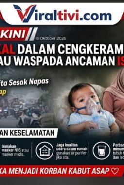 KUALA TUNGKAL DALAM CENGKERAMAN KABUT ASAP: WARGA DIIMBAU WASPADA ANCAMAN ISPA DAN KECELAKAAN